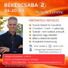 Novák Ferenc előadás Békéscsaba