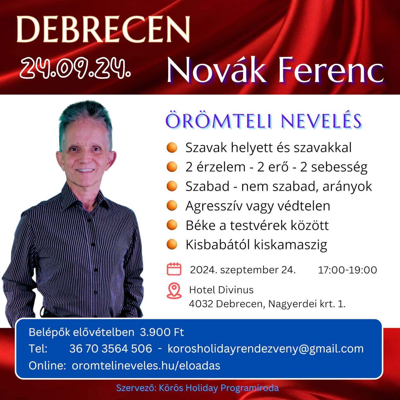 Novák Ferenc előadás Debrecenben