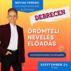 örömteli nevelés előadás novák ferenc