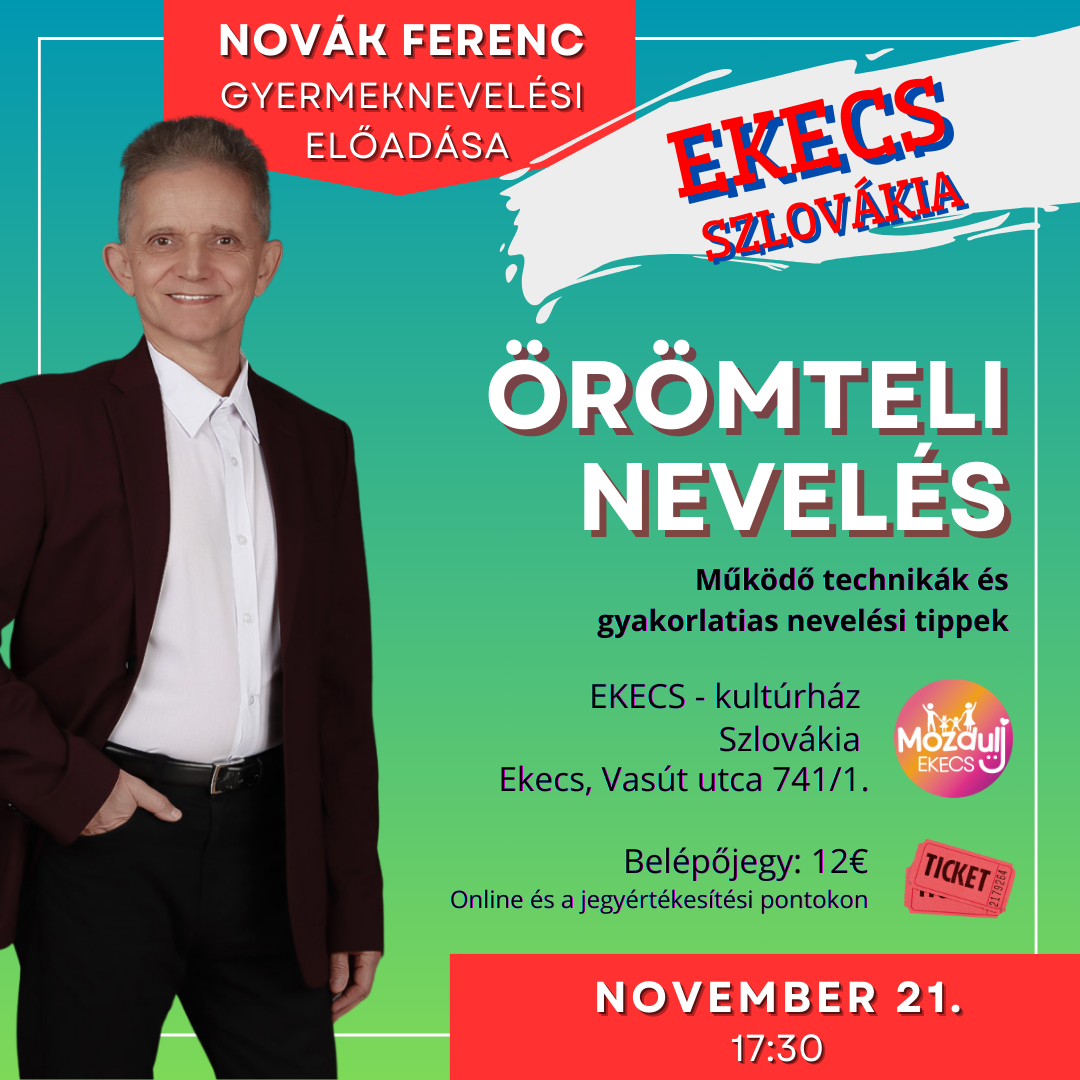 Novák Ferenc gyereknevelési előadása Ekecsen