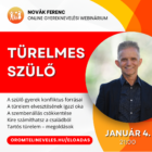 Türelmes szülő online webinárium