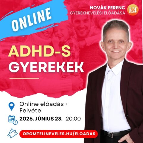 ADHD-s gyerek online előadás
