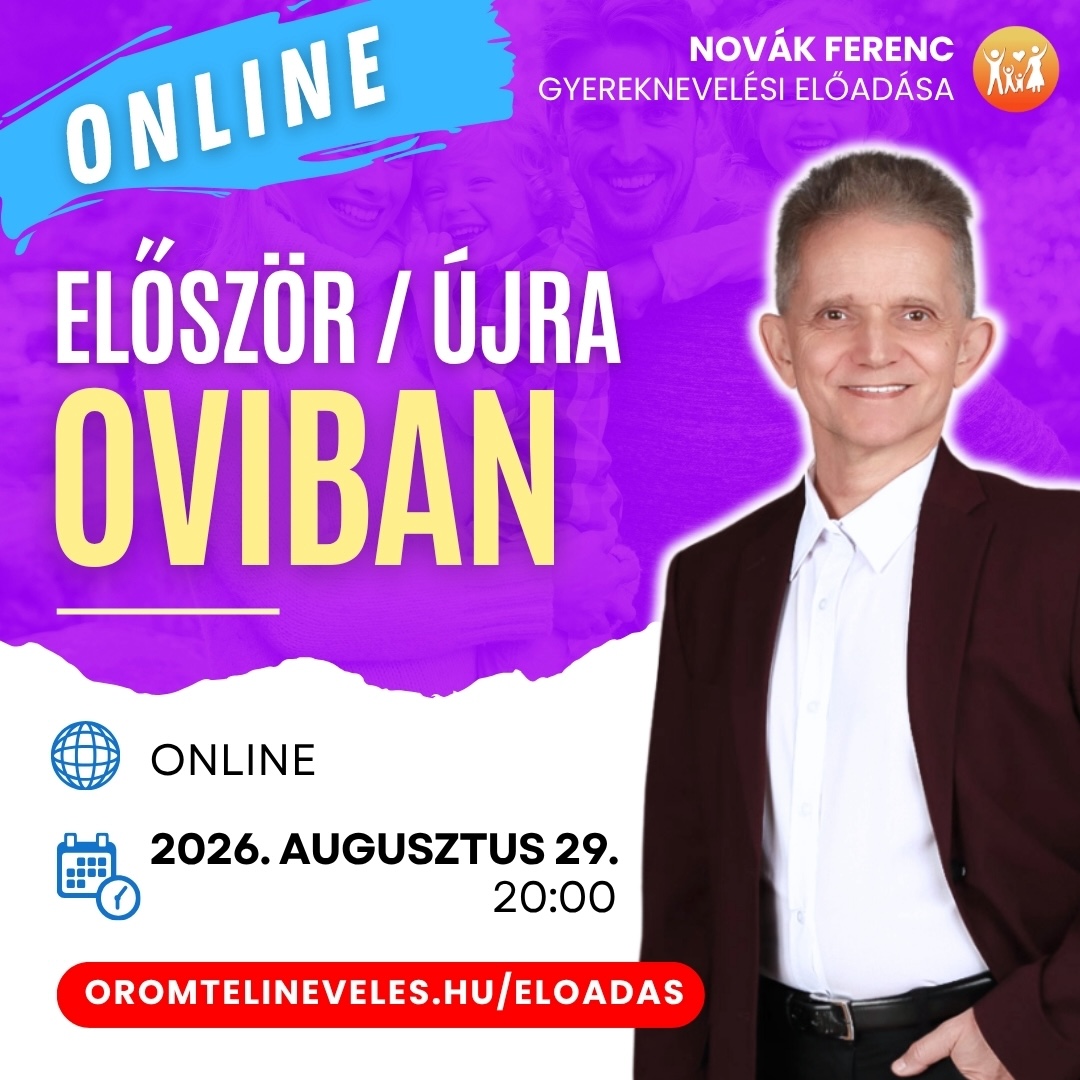 Először vagy újra az oviban webinárium